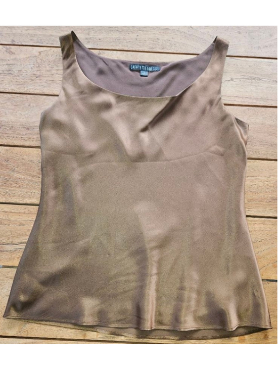 Lafayette 148 New York Tops - Lafayette 148 New York Silk Charmeuse Tank Size 6